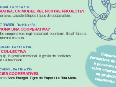 Ateneu Cooperatiu de la Catalunya central organitza cursos online sobre Eines per crear projectes cooperatius