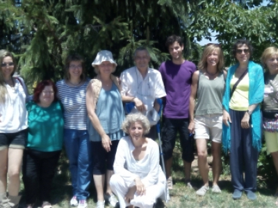 Nutricionistes visiten mengem de l'hort