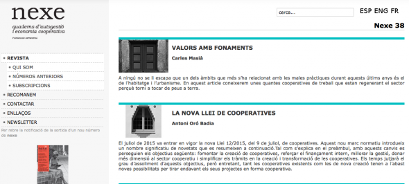 Nexe, la revista dels cooperativistes