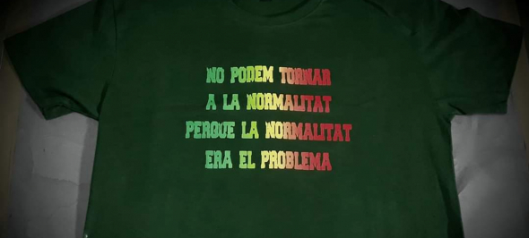 Gedi Estampació posa a la venda una samarreta sobre la nova normalitat