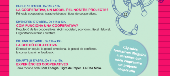 Ateneu Cooperatiu de la Catalunya central organitza cursos online sobre Eines per crear projectes cooperatius Ateneu Cooperatiu de la Catalunya central organitza cursos online sobre Eines per crear projectes cooperatius