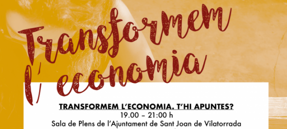 Ponents de primer nivell al curs gratuït "Transformem l'economia" de l'Ateneu Cooperatiu de la Catalunya Central